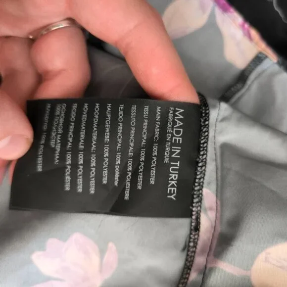 Club Monaco Floral Coquette Prairie Country Ruched Front Woven Top XS - Picture 11 of 12